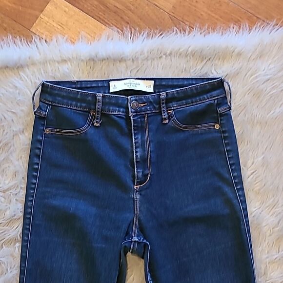 Abercrombie and fitch womens high waisted‎ skinny stretch jeans size 6 - Picture 2 of 5